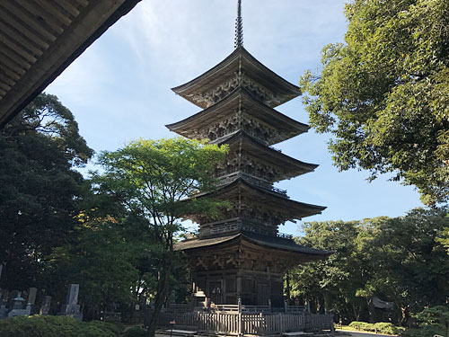 妙成寺　五重塔