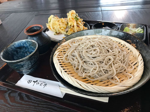 十六文亭　かき揚げせいろ