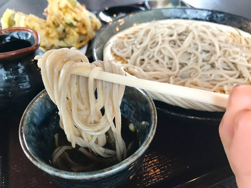 十六文亭の蕎麦
