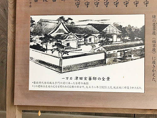 津田玄蕃邸の全景