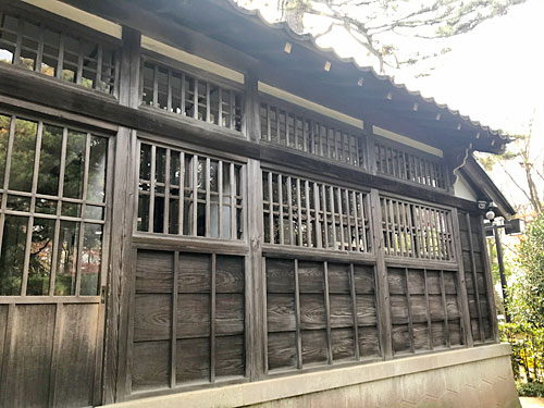 旧津田玄蕃邸の側面