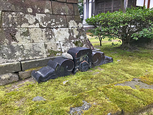 保存されている鬼瓦