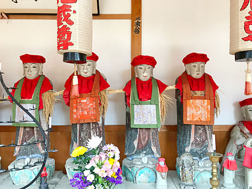 七稲地蔵の様子