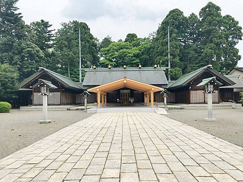 石川護国神社の拝殿