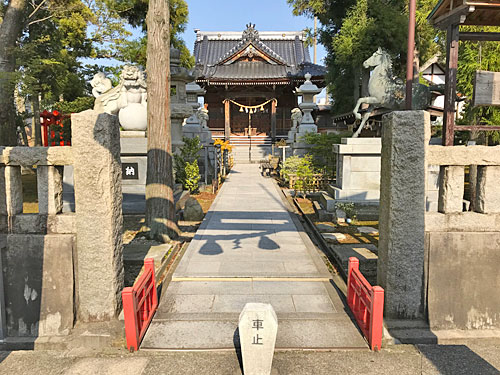 御馬神社の入口