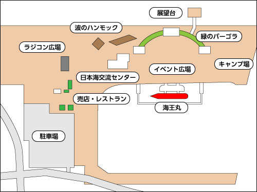 海王丸パーク全図