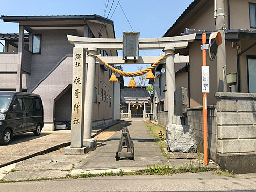 佐奇神社の鳥居