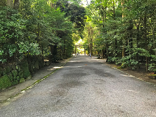 伊勢神宮外宮の北御門口までの参道