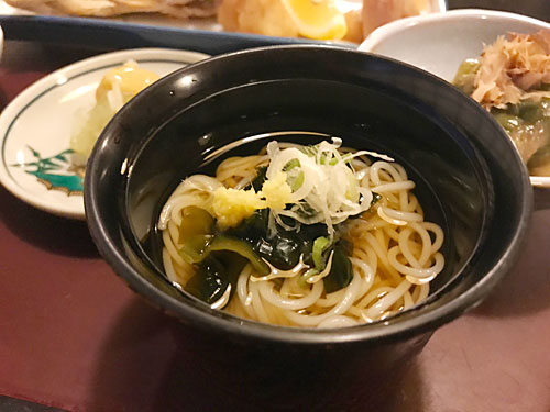 せせらぎのそうめん