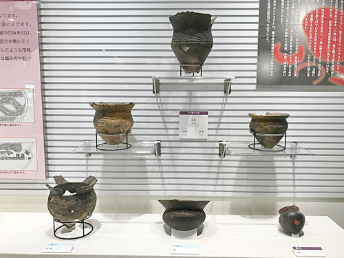 金沢市埋蔵文化財センターの縄文式土器