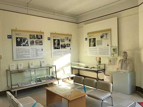 高岡市立博物館の休憩室