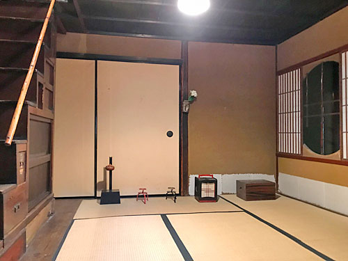 茶室の横の水屋