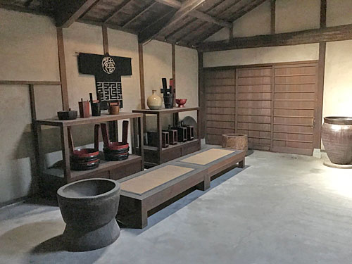 喜多家住宅に残る酒造道具