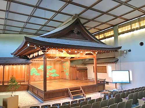 石川県立能楽堂の能舞台