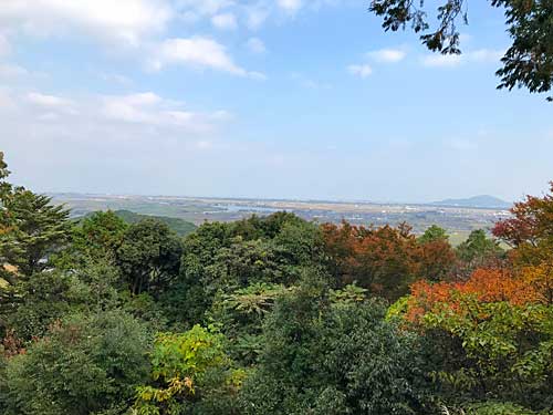 天主台跡からの展望