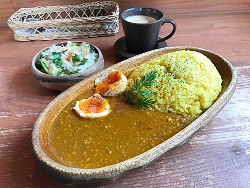 アイリーカレーハウス　たっぷりキーマカレーset