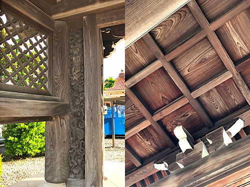 山門の彫刻