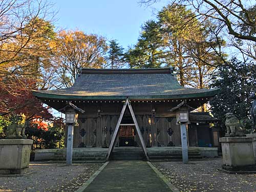 拝殿正面