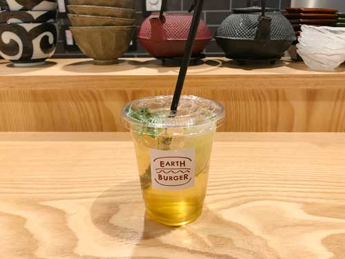 EARTH BURGERのオーガニックコーラ