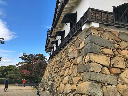 天守閣の石垣