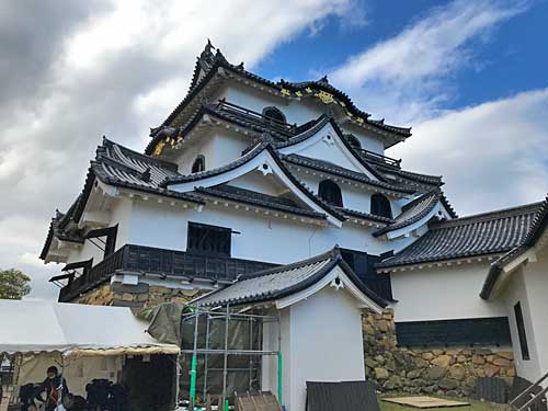 彦根城天守閣の側面