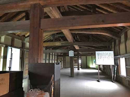 三重櫓の内部