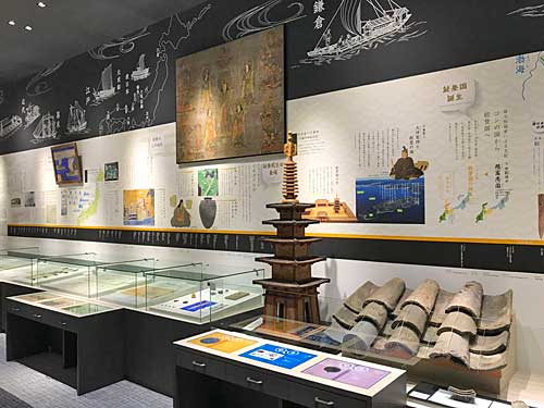 のと里山里海ミュージアムの歴史コーナー