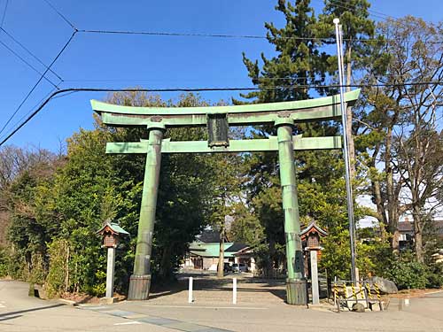 松任金剣宮の大鳥居