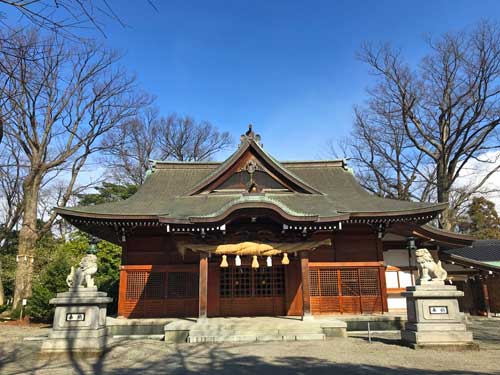 拝殿正面