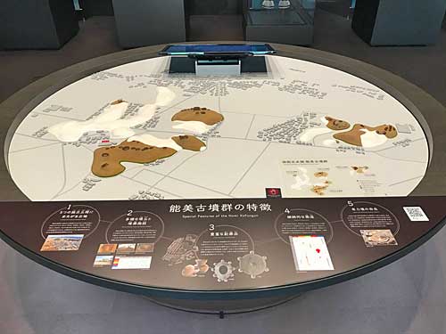 入口の古墳マップ