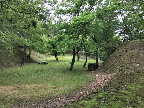 松根城跡の曲輪