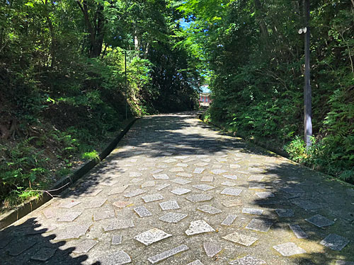 本館にたどり着くまでの坂道