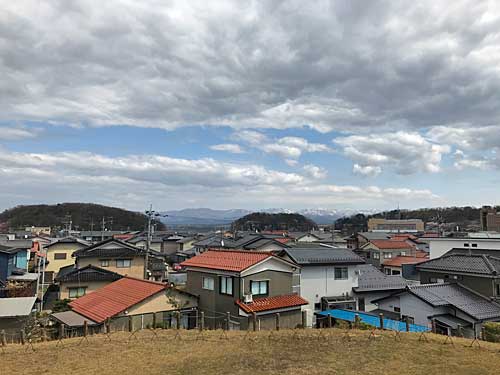 墳丘上からの眺め