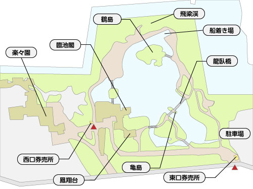 玄宮園マップ