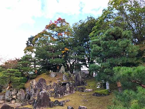 奥側の川