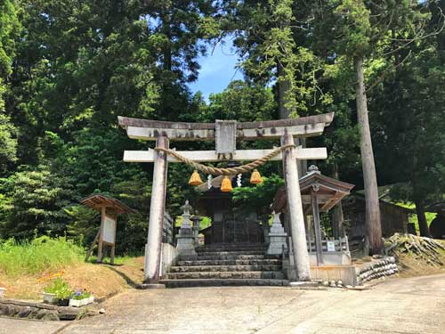 道神社の石鳥居