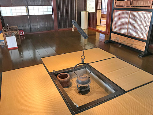 野々市市郷土資料館の囲炉裏