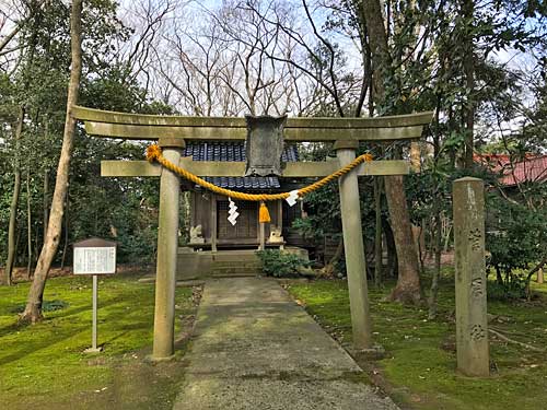 菅原社の鳥居