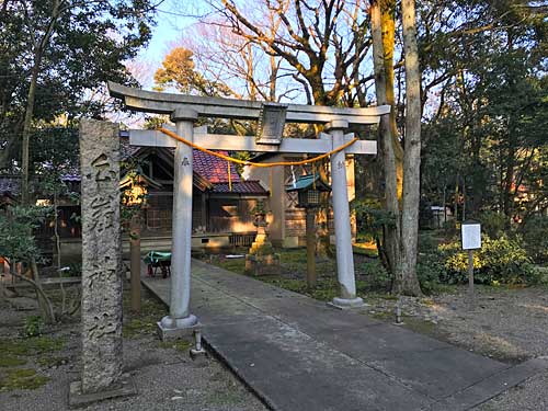 舟越社の鳥居