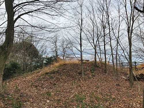 堅田城跡の櫓台