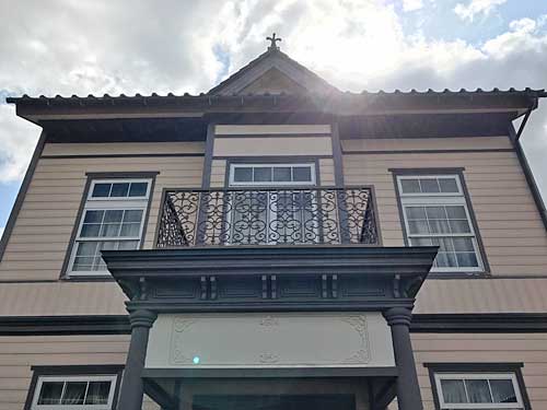 松任明治洋風館のフロントマスク