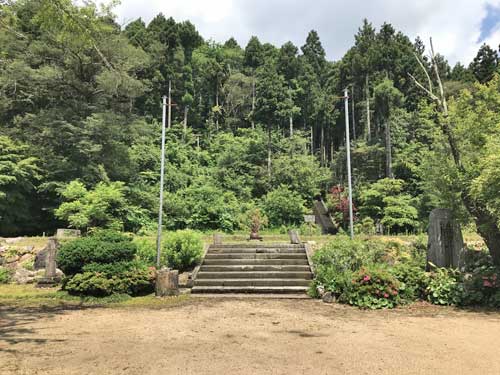 長楽寺の本堂予定地