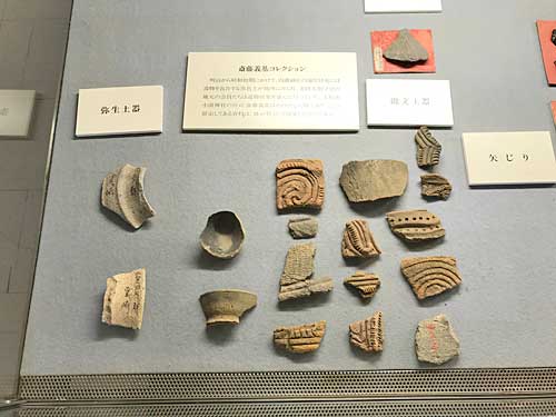 風と砂の館の縄文・弥生土器