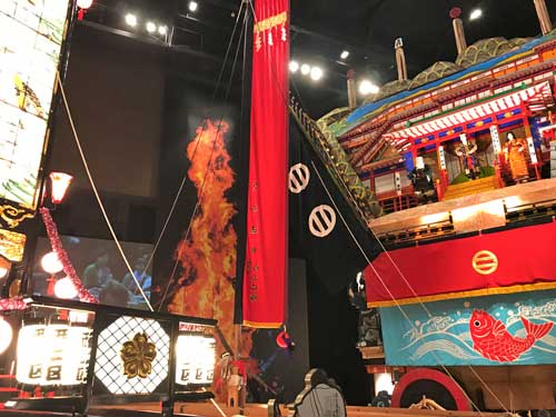 能登島向田の火祭の火柱