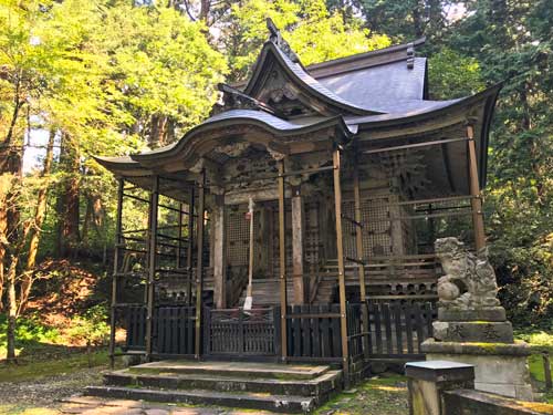平泉寺の本殿