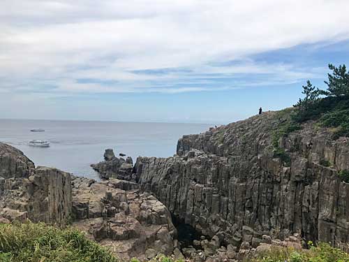 東尋坊の遠景
