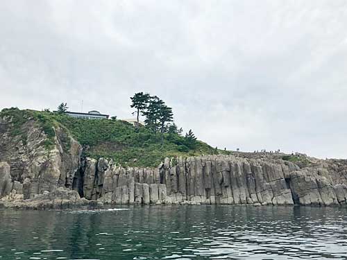 東尋坊の柱状節理