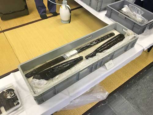 出土した木製品