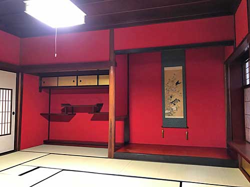 朝顔の間の床の間