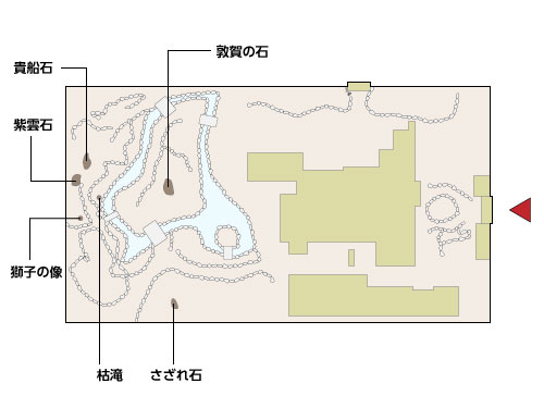 紫雲園の全体図